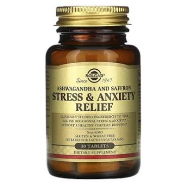 Solgar Stress & Anxiety Relief Tabs 30's