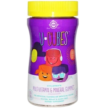 Solgar U Cubes Multivitamin & Mineral Gummies 60's