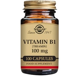 Solgar Vitamin B1 Thiamin 100mg Vcaps 100's