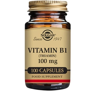 Solgar Vitamin B1 Thiamin 100mg Vcaps 100's