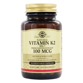 Solgar Vitamin K2 MK7 100mcg Vcaps 50's