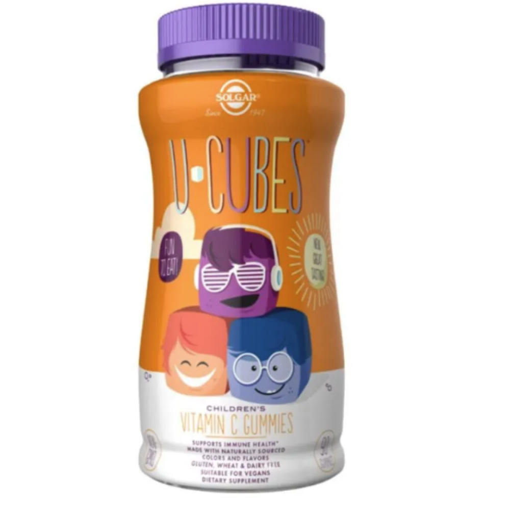 Solgar U Cubes Vitamin C Gummies 90's