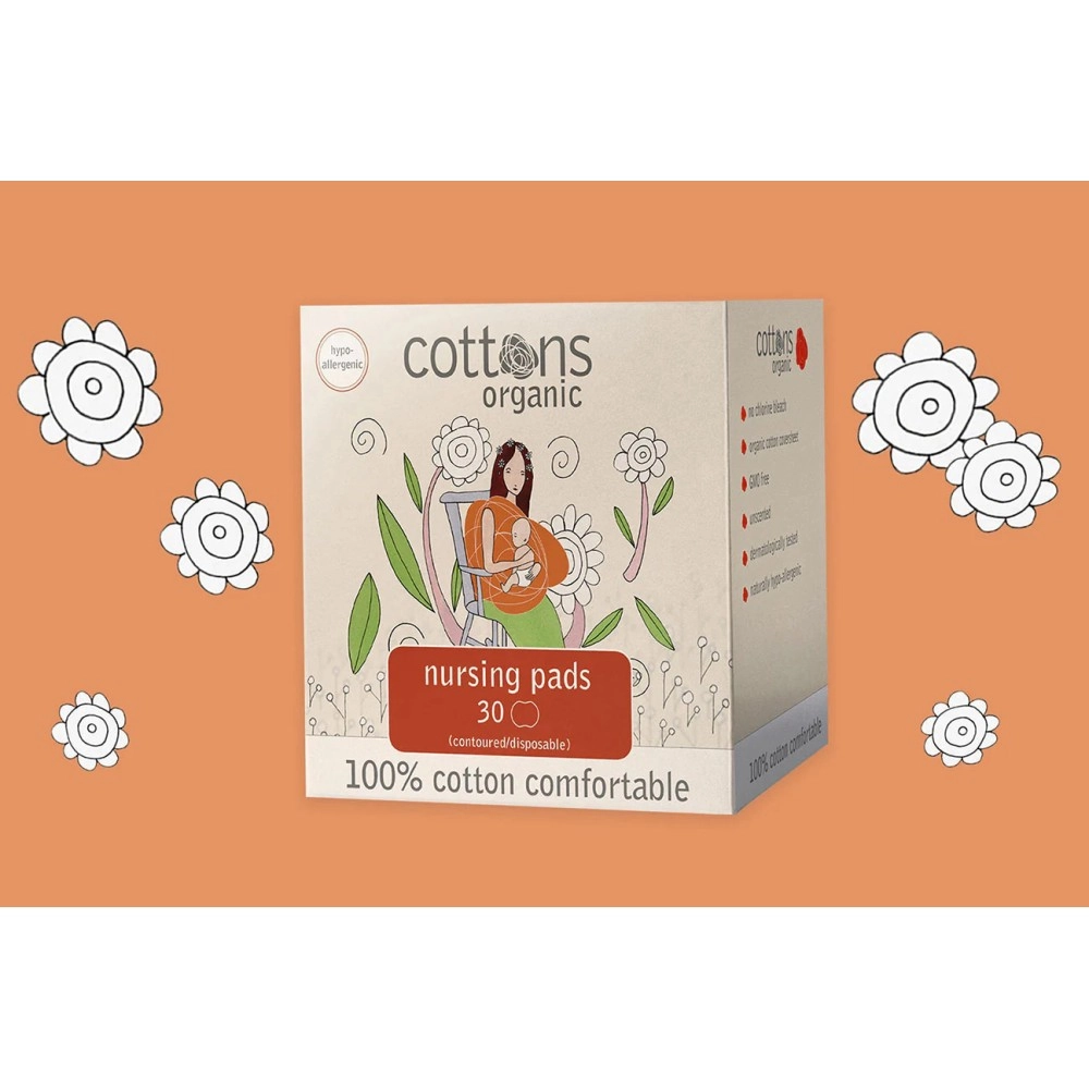 Cottons Organic Nursing Pads 30s