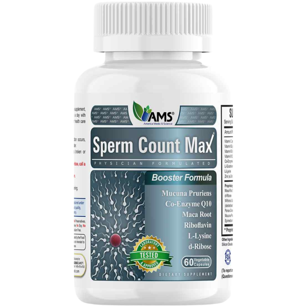 AMS Sperm Count Max Tabs 60's 