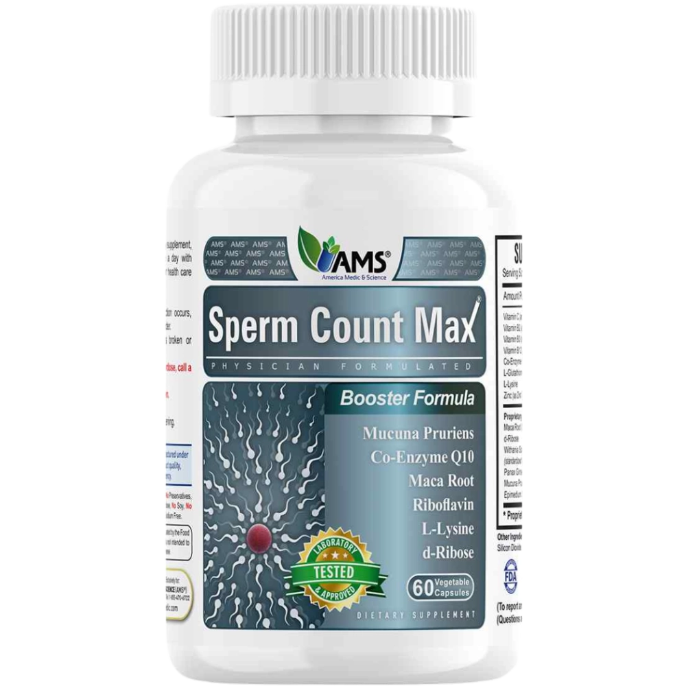 AMS Sperm Count Max Tabs 60's 