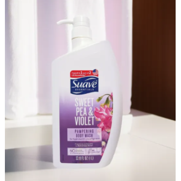 Suave Sweet Pea & Violet Body Wash 1L