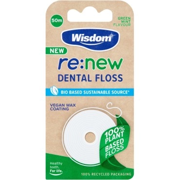 Wisdom RE:New Dental Floss 50m