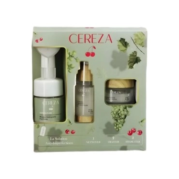 Cereza Pure Gift Set (Serum + Fluid + Foam) 130ml