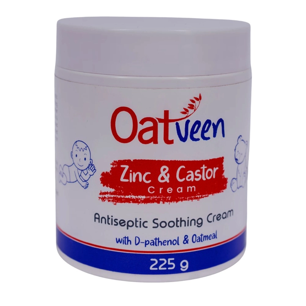 OatVeen Zinc & Castor Cream 225G