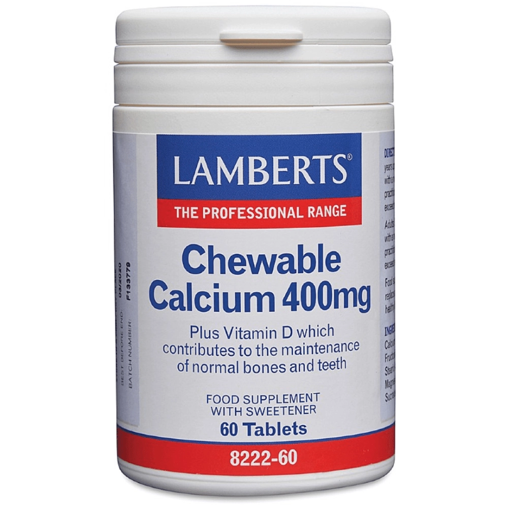Lamberts Chewable Calcium 400mg 60's