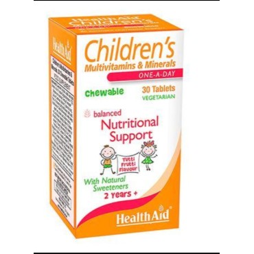 Health Aid Children’s multivitamins chew 30’s