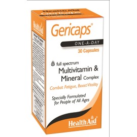 Health Aid Gericaps Multivitamin & Mineral Complex 30's