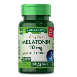 Nature’s Truth Melatonin 10mg plus L-Theanine tablets 72’s