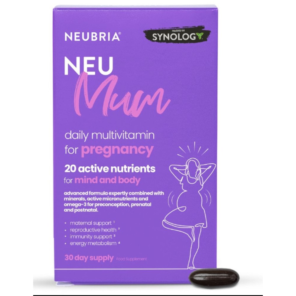 Neubria Neu Mum Daily Multivitamin For Pregnancy - 30 Softgels
