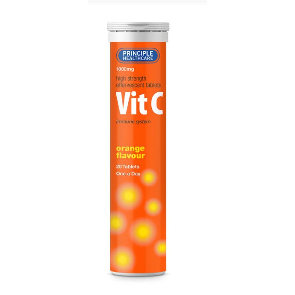 Principle Health Care Vitamin C 1000mg Effervescent - 20's