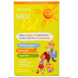 Neubria Neu Kid Multivitamin Plus Omega-3 - 30 Smart Chews