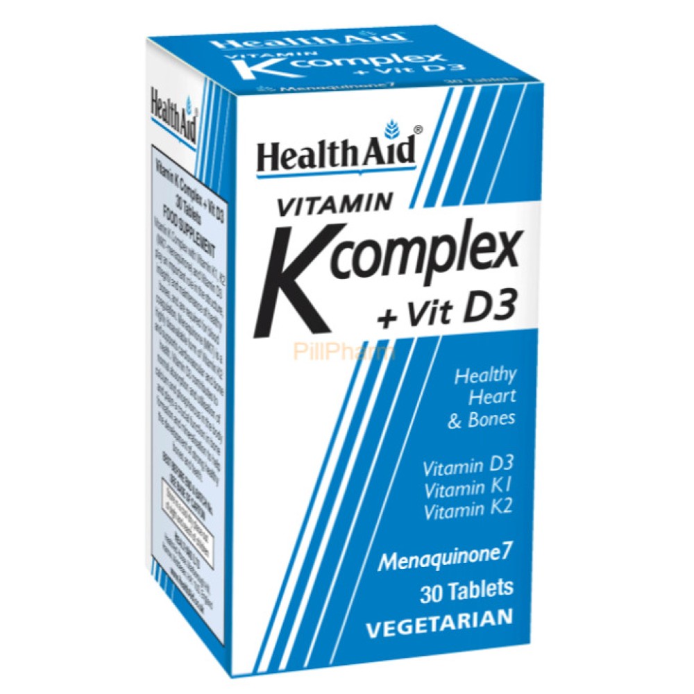 Health Aid Vitamin K Complex +Vit D3 30’s