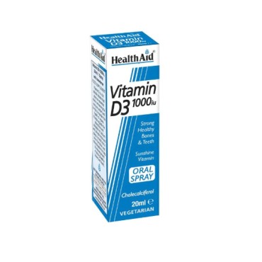 HealthAid Vitamin D3 Spray 1000iu 20ml