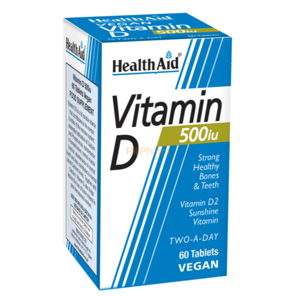 Health Aid Vitamin D 500iu Tablets 60's