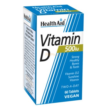 Health Aid Vitamin D 500iu Tablets 60's