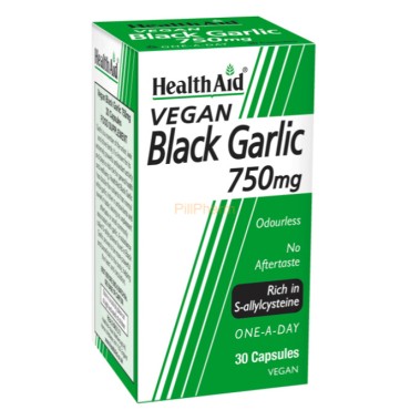 Health Aid Black Garlic Capsules 750mg 30’s