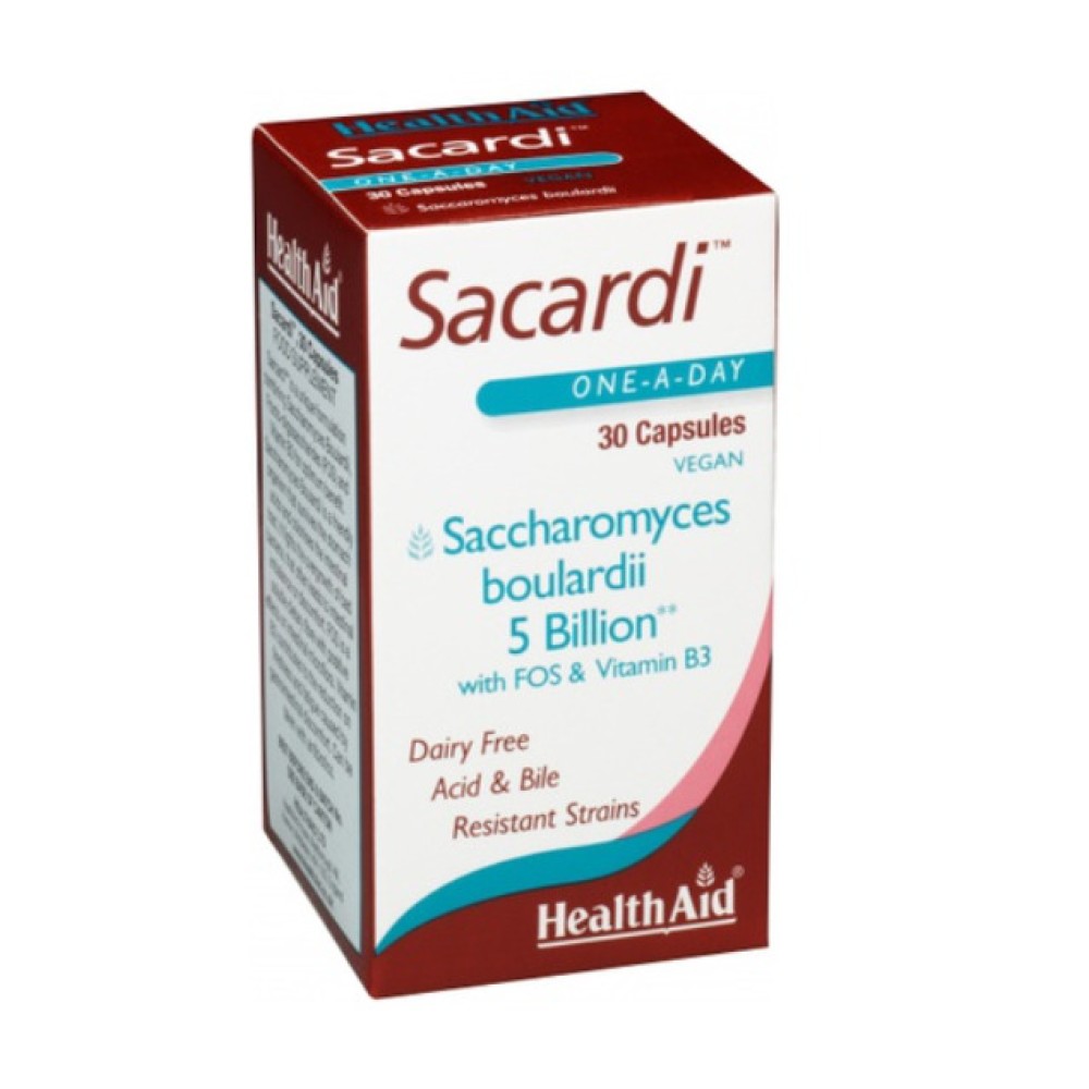 Health Aid Sacardi (S/Boulardii) 5 Billion 30's