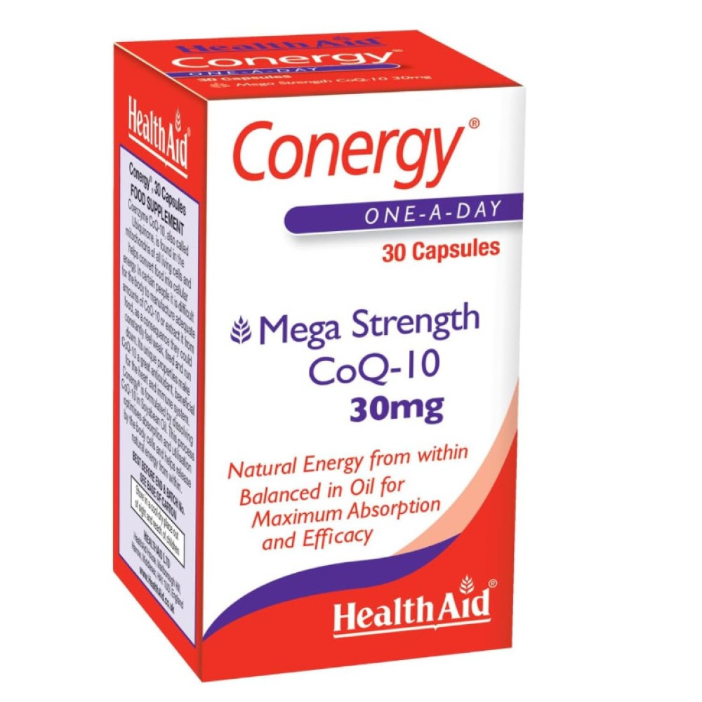Health Aid Conergy Co-Q10 30mg 30's