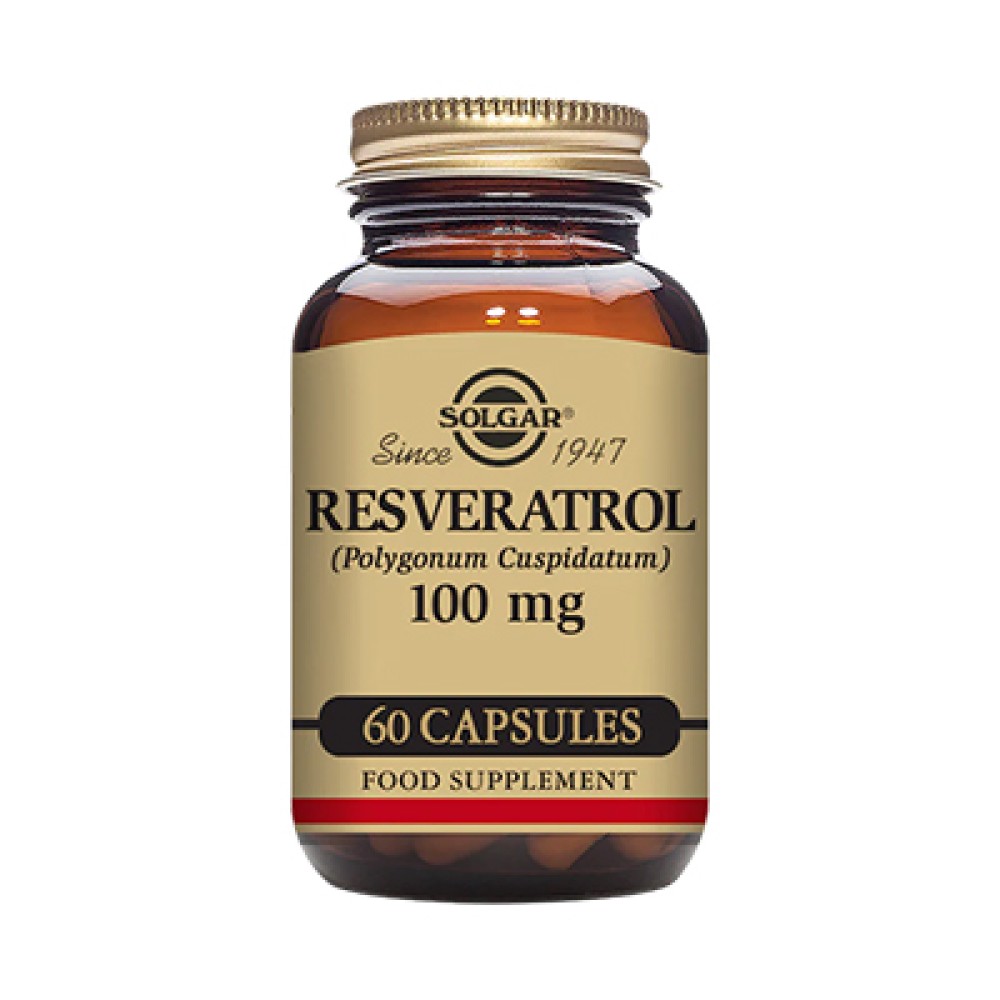 Solgar Resveratrol 100mg Vcaps 60's