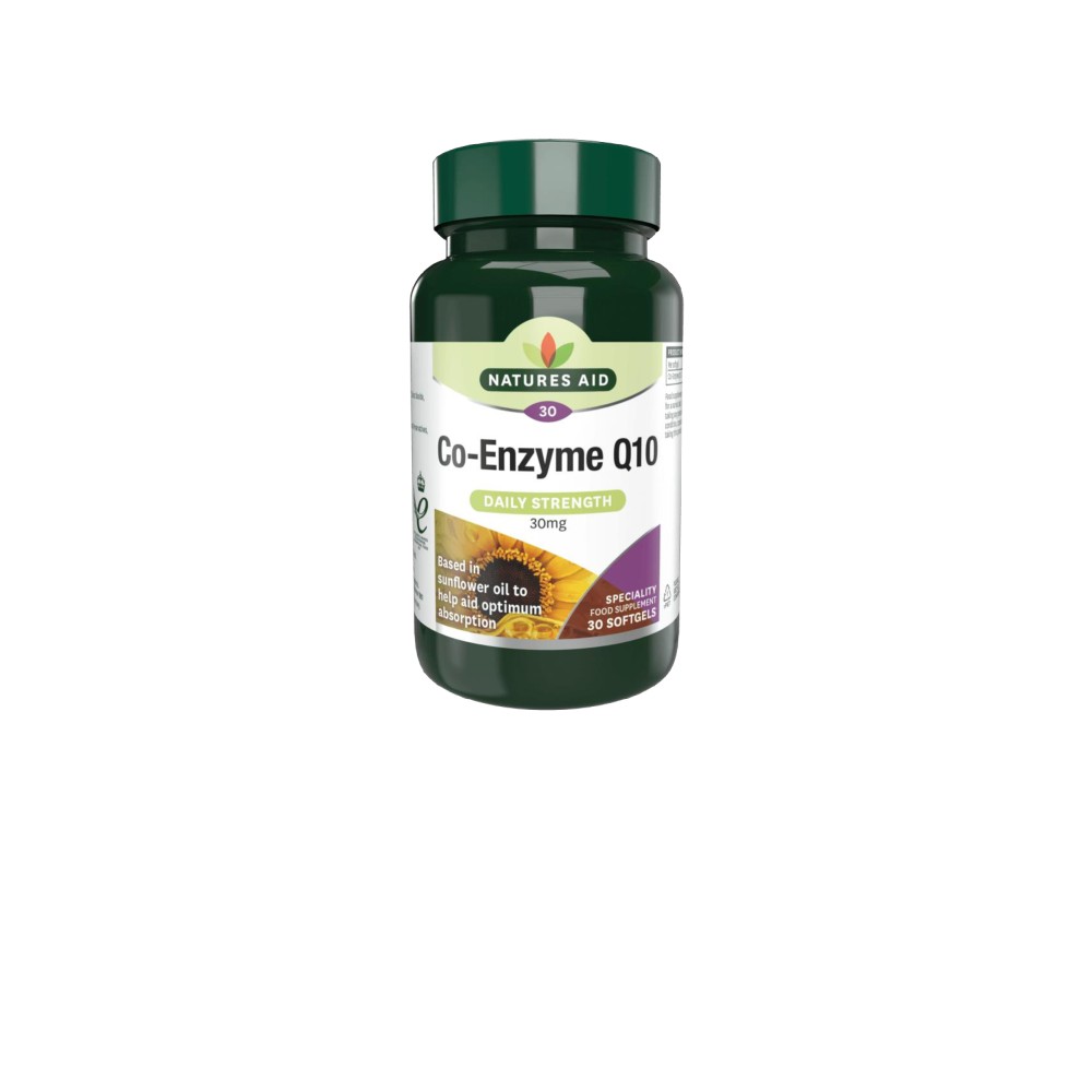 Natures Aid CoEnzyme Q10 100mg 30s