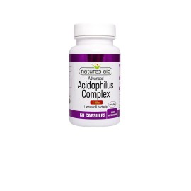 Natures Aid Acidophilus Complex 5 Billion Bacteria (Vegan)-60's