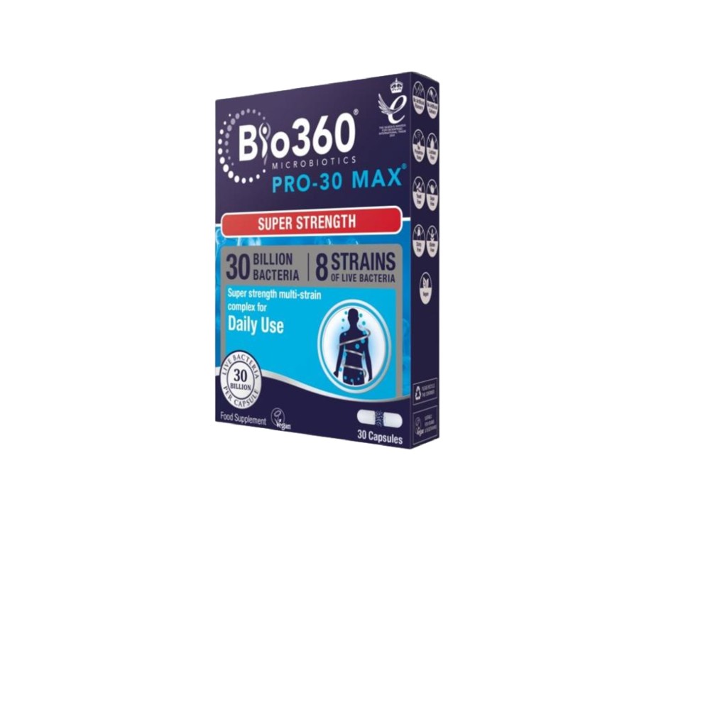 Natures Aid Pro-30 Max (30 Billion 8 Strain Live Culture Bacteria) Vegan-30's
