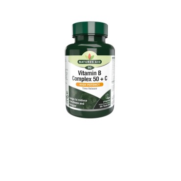 Nature's Aid Vitamin B Complex + C TR (High Potency) Vegan - 30's