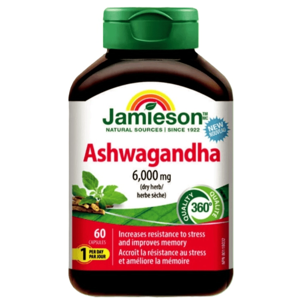 Jamieson Ashwagandha Capsules 60`S