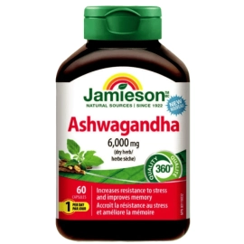 Jamieson Ashwagandha Capsules 60`S
