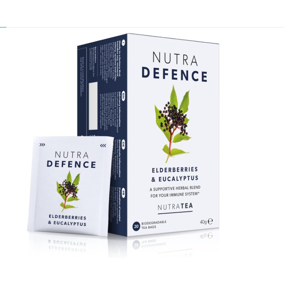 NutraTea Nutra Defence Tea - Elderberries & Eucalyptus - 20's