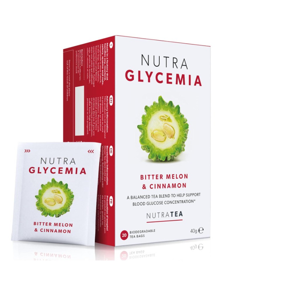 NutraTea Nutra Glycemia Tea - Bitter Melon & Cinnamon - 20's