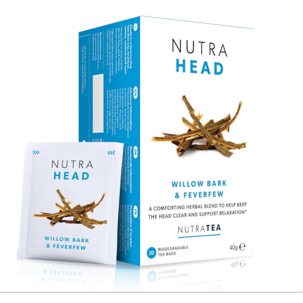 NutraTea Nutra Head Tea - Willow Bark & Feverfew - 20's