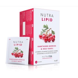 NutraTea Nutra Lipid Tea - Hawthorn Berries & Holy Basil - 20's