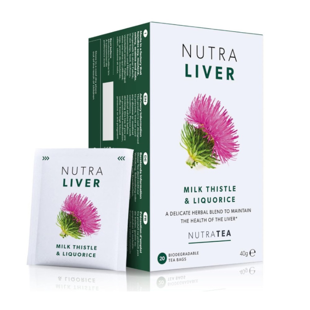 NutraTea Nutra Liver Tea - Milk Thistle & Liquorice - 20's
