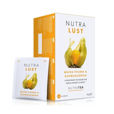 NutraTea Nutra Lust Tea - Muira Puama & Ashwagandha - 20's