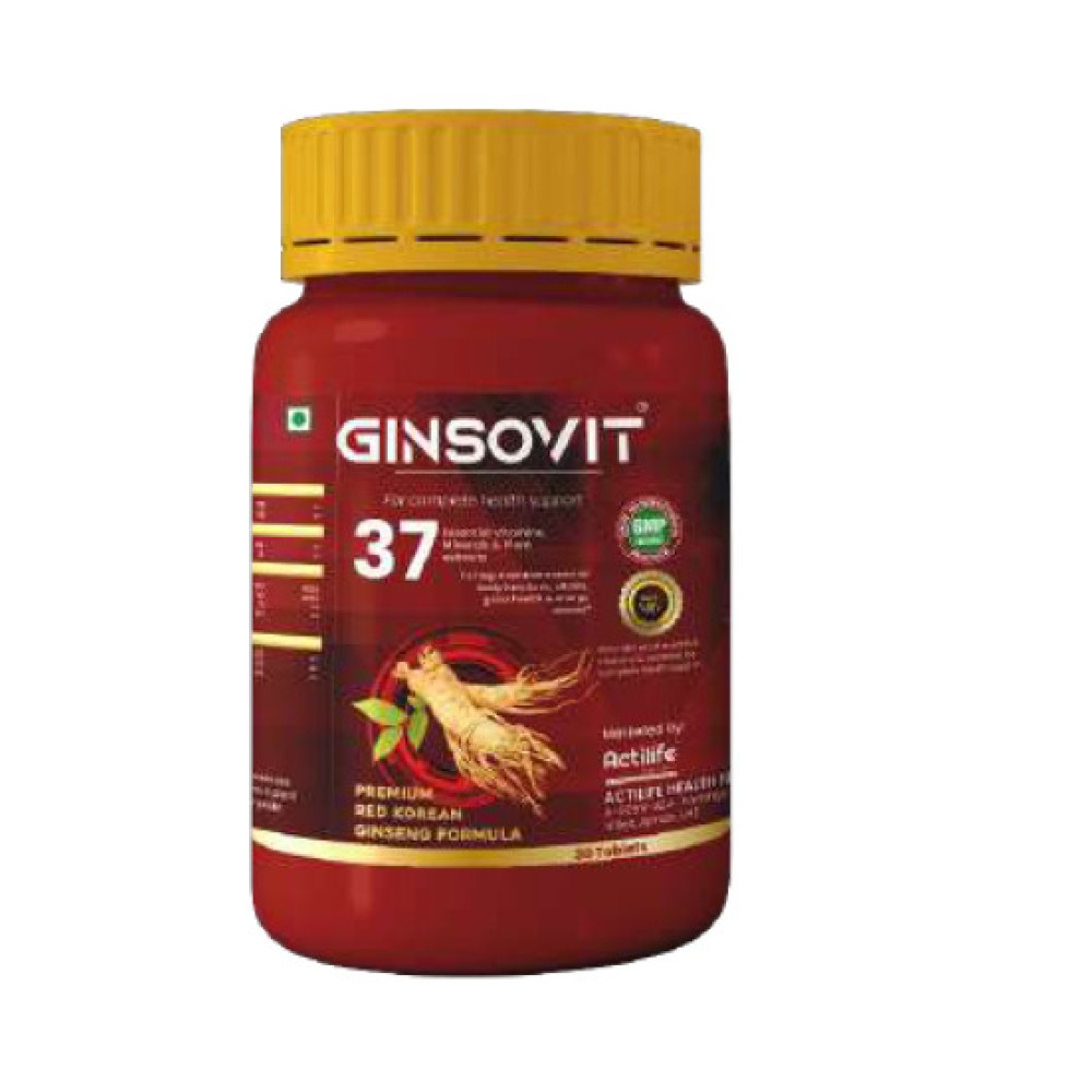 Actilife Ginsovit Tablets 30's