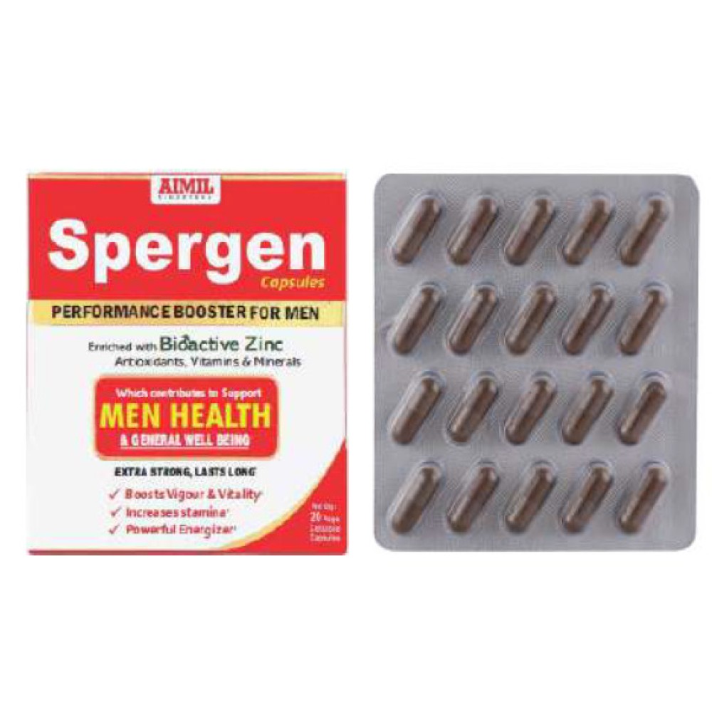 Aimil Spergen Capsules 20'S