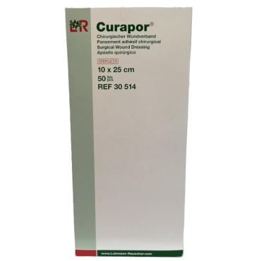 Lohmann&Rauscher Curapor Surgical Wound Dressing 10X25CM 50's