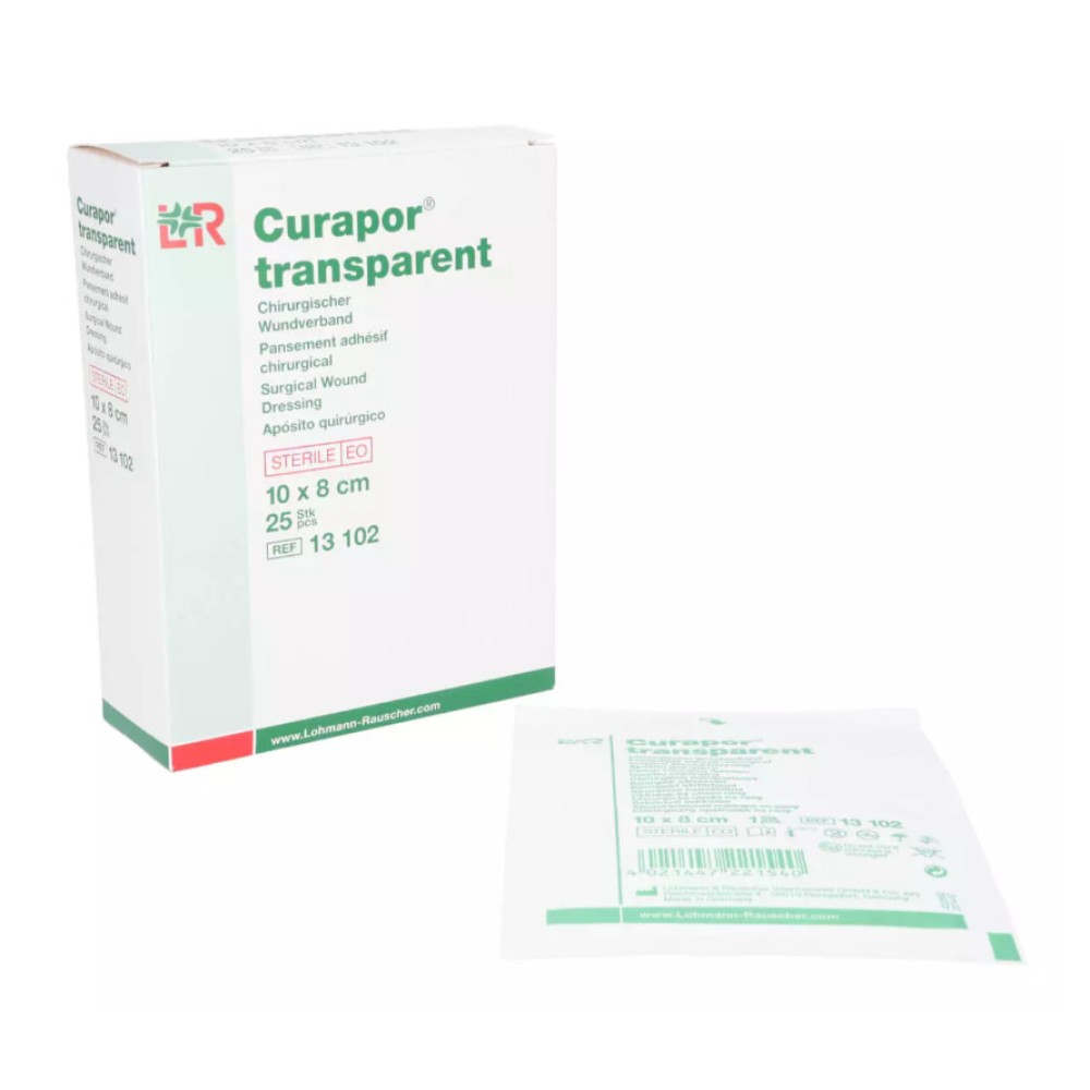 Lohmann&Rauscher Curapor Transparent Wound Dressing 10X8cm 25's