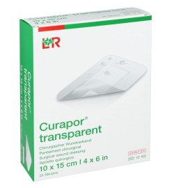 Lohmann&Rauscher Curapor Transparent Wound Dressing 10X15cm 25's