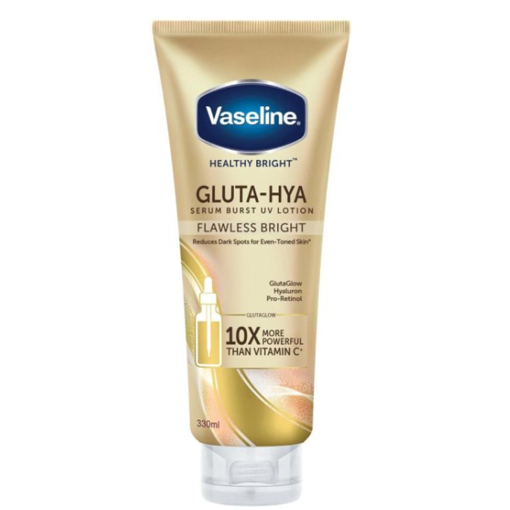 Vaseline Healthy Bright Gluta - Hya Flawless Bright UV Radiation 330ml