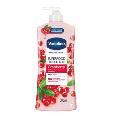 Vaseline Healthy Bright Superfood Freshlock Cranberry 500ml