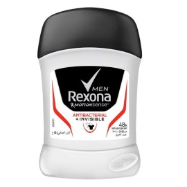 Rexona Deo Sticks For Men - Antibacterial + Invisible 40g