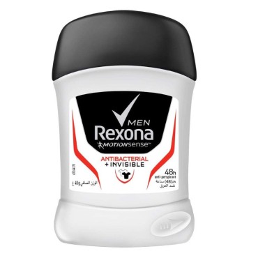 Rexona Deo Sticks For Men - Antibacterial + Invisible 40g