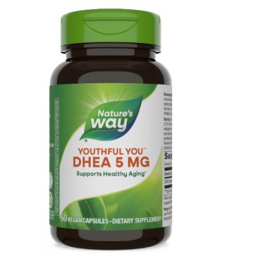 Natures Way Youthful You DHEA 5mg Capsules 60's